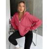 imageTrendy Queen Womens Zip Up Hoodies Oversized Sweatshirts Fall School Fashion Outfits Casual Jackets 2025 Winter ClothesWatermelon