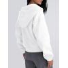 imageTrendy Queen Zip Up Hoodies For Women Cropped Sweatshirts Fall Fashion Outfits 2025 Y2k Fleece Teen Girls ClothesWhite