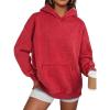 imageTrendy Queen Oversized Hoodies for Women Acid Wash Sweatshirt Cute Pullover Fall Winter Long Sleeve ShirtsRed