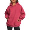 imageTrendy Queen Womens Oversized Hoodies Fleece Sweatshirts Fall Fashion 2025 Pullover Sweaters Winter ClothesWatermelon