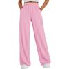imageTrendy Queen Womens Wide Leg Sweatpants Baggy Y2K High Waisted Joggers Fall Fashion Clothes with Pockets 2025Pink