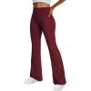 imageTrendy Queen Womens Wide Leg Yoga Pants Bootcut Workout Flare Leggings Trendy High Waisted Fold Over 2025 Fall OutfitsWinered