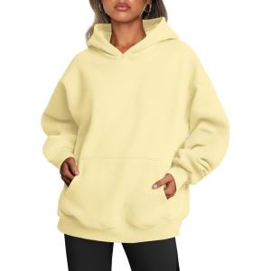 imageTrendy Queen Womens Oversized Hoodies Fleece Sweatshirts Fall Fashion 2025 Pullover Sweaters Winter ClothesButteryellow