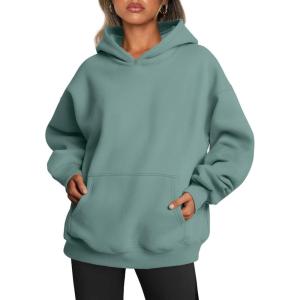 imageTrendy Queen Womens Oversized Hoodies Fleece Sweatshirts Fall Fashion 2025 Pullover Sweaters Winter ClothesLake