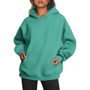 imageTrendy Queen Womens Oversized Hoodies Fleece Sweatshirts Fall Fashion 2025 Pullover Sweaters Winter ClothesMint Green