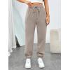 imageTrendy Queen Sweatpants Women Baggy Joggers with Pockets Lounge Comfy Barrel Pants Teens Cute Y2K Sports Fall Clothes 2025Coffeegrey