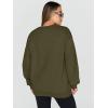 imageTrendy Queen Sweatshirts for Women Hoodies Oversized Crewneck Tops Sweaters Comfy Fall Winter Outfits Clothes 2025 FashionArmygreen