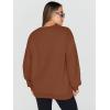 imageTrendy Queen Sweatshirts for Women Hoodies Oversized Crewneck Tops Sweaters Comfy Fall Winter Outfits Clothes 2025 FashionCaramel