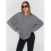 imageTrendy Queen Sweatshirts for Women Hoodies Oversized Crewneck Tops Sweaters Comfy Fall Winter Outfits Clothes 2025 FashionDarkgrey
