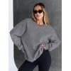 imageTrendy Queen Sweatshirts for Women Hoodies Oversized Crewneck Tops Sweaters Comfy Fall Winter Outfits Clothes 2025 FashionDarkgrey