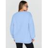 imageTrendy Queen Sweatshirts for Women Hoodies Oversized Crewneck Tops Sweaters Comfy Fall Winter Outfits Clothes 2025 FashionLightblue