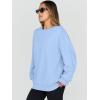 imageTrendy Queen Sweatshirts for Women Hoodies Oversized Crewneck Tops Sweaters Comfy Fall Winter Outfits Clothes 2025 FashionLightblue