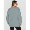 imageTrendy Queen Sweatshirts for Women Hoodies Oversized Crewneck Tops Sweaters Comfy Fall Winter Outfits Clothes 2025 FashionLightgreen
