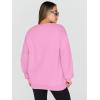 imageTrendy Queen Sweatshirts for Women Hoodies Oversized Crewneck Tops Sweaters Comfy Fall Winter Outfits Clothes 2025 FashionPink