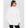 imageTrendy Queen Sweatshirts for Women Hoodies Oversized Crewneck Tops Sweaters Comfy Fall Winter Outfits Clothes 2025 FashionWhite