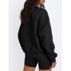 imageTrendy Queen Womens Crewneck Sweatshirts Casual Pullover Long Sleeve Shirts Fall Fashion 2025 ClothesBlack