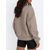 imageTrendy Queen Womens Crewneck Sweatshirts Casual Pullover Long Sleeve Shirts Fall Fashion 2025 ClothesCoffee Grey