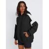 imageTrendy Queen Womens Oversized Hoodies Color Block Fall Fashion 2025 Casual Long Sleeve Sweatshirts Y2k Winter ClothesBlack