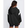 imageTrendy Queen Womens Oversized Hoodies Color Block Fall Fashion 2025 Casual Long Sleeve Sweatshirts Y2k Winter ClothesBlack