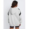 imageTrendy Queen Womens Oversized Hoodies Color Block Fall Fashion 2025 Casual Long Sleeve Sweatshirts Y2k Winter ClothesGrey