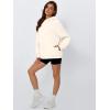 imageTrendy Queen Womens Oversized Hoodies Comfy Sweatshirts Fall Fashion 2025 Outfits Casual Tops Fleece Clothes with PocketsApricot