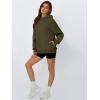 imageTrendy Queen Womens Oversized Hoodies Comfy Sweatshirts Fall Fashion 2025 Outfits Casual Tops Fleece Clothes with PocketsArmygreen