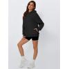 imageTrendy Queen Womens Oversized Hoodies Comfy Sweatshirts Fall Fashion 2025 Outfits Casual Tops Fleece Clothes with PocketsBlack