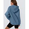 imageTrendy Queen Womens Oversized Hoodies Comfy Sweatshirts Fall Fashion 2025 Outfits Casual Tops Fleece Clothes with PocketsBlue
