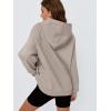 imageTrendy Queen Womens Oversized Hoodies Comfy Sweatshirts Fall Fashion 2025 Outfits Casual Tops Fleece Clothes with PocketsCoffeegrey