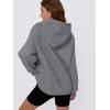 imageTrendy Queen Womens Oversized Hoodies Comfy Sweatshirts Fall Fashion 2025 Outfits Casual Tops Fleece Clothes with PocketsDarkgrey