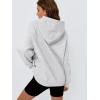 imageTrendy Queen Womens Oversized Hoodies Comfy Sweatshirts Fall Fashion 2025 Outfits Casual Tops Fleece Clothes with PocketsGrey