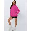 imageTrendy Queen Womens Oversized Hoodies Comfy Sweatshirts Fall Fashion 2025 Outfits Casual Tops Fleece Clothes with PocketsHotpink