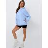 imageTrendy Queen Womens Oversized Hoodies Comfy Sweatshirts Fall Fashion 2025 Outfits Casual Tops Fleece Clothes with PocketsLightblue