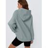 imageTrendy Queen Womens Oversized Hoodies Comfy Sweatshirts Fall Fashion 2025 Outfits Casual Tops Fleece Clothes with PocketsLightgreen