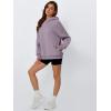imageTrendy Queen Womens Oversized Hoodies Comfy Sweatshirts Fall Fashion 2025 Outfits Casual Tops Fleece Clothes with PocketsLightpurple