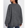 imageTrendy Queen Womens Oversized Sweatshirts Hoodies Long Sleeve Pullover Sweaters Fall Fashion Outfits Clothes 2024Grey