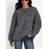 imageTrendy Queen Womens Oversized Sweatshirts Hoodies Long Sleeve Pullover Sweaters Fall Fashion Outfits Clothes 2024Grey