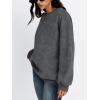 imageTrendy Queen Womens Oversized Sweatshirts Hoodies Long Sleeve Pullover Sweaters Fall Fashion Outfits Clothes 2024Grey