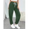 imageTrendy Queen Womens Sweatpants Athletic Joggers Baggy Pants Lounge Bottom 2025 Fall Fashion with PocketsGreen