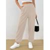 imageTrendy Queen Womens Sweatpants Baggy Athletic Joggers with Pockets Lounge PantsBeige