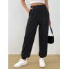 imageTrendy Queen Womens Sweatpants Baggy Athletic Joggers with Pockets Lounge PantsBlack