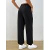 imageTrendy Queen Womens Sweatpants Baggy Athletic Joggers with Pockets Lounge PantsBlack
