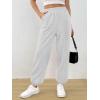 imageTrendy Queen Womens Sweatpants Baggy Athletic Joggers with Pockets Lounge PantsGrey