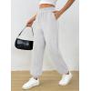 imageTrendy Queen Womens Sweatpants Baggy Athletic Joggers with Pockets Lounge PantsGrey