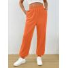 imageTrendy Queen Womens Sweatpants Baggy Athletic Joggers with Pockets Lounge PantsOrange