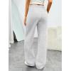 imageTrendy Queen Womens Sweatpants Baggy Wide Leg Barrel Pants Lounge Comfy Palazzo Joggers with PocketsGrey