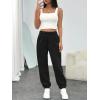 imageTrendy Queen Womens Sweatpants High Waisted Baggy Lounge Pants Fall Active Comfy Joggers with Pockets 2025Black