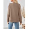 imageTrendy Queen Womens Sweatshirts Crewneck Hoodies Casual Sweaters Long Sleeve Tops Fall Fashion Outfits Winter Clothes 2025Khaki