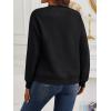 imageTrendy Queen Womens Sweatshirts Crewneck Pullover Hoodies Casual Tops Sweaters Fall Winter Outfits 2025 Comfy Fashion ClothesBlack