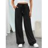 imageTrendy Queen Womens Wide Leg Sweatpants Baggy Loose Fall Barrel Casual Lounge Athletic Pants Comfy Teen Girl Cute y2k JoggersBlack